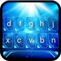 Blue Light Animated Keyboard + Live Wallpaper on 9Apps