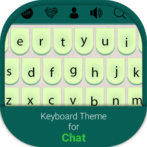 Keyboard theme for chat icon