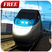 Euro Train : Driving Simulator Rail Track Mania 3D icon