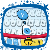 ikon Cute Blue Cat Keyboard Theme