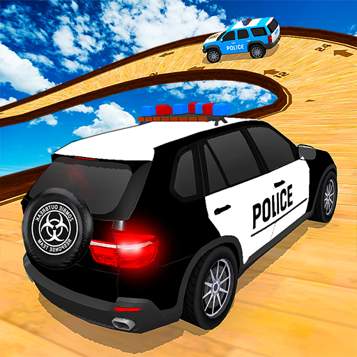 Police Prado Car Stunt - Ramp Car Racing Game 3D icon