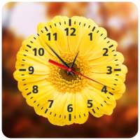 Flower Clock live wallpaper on 9Apps