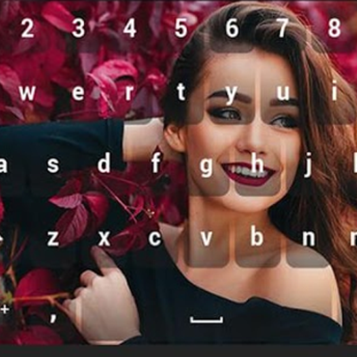 ikon Tema Keyboard Foto Sendiri Dari Galeri