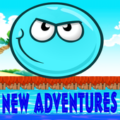 Blue Ball New Adventure Game:Jump,bounce icon