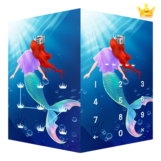 AppLock Live Theme Mermaid – Paid Theme icon