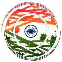 Indian flag clock