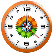 Republic day clock live wallpaper icon
