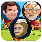 Modi Rahul Kejriwal (Fun Game) icon