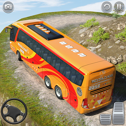 Offroad bus simulator games icon