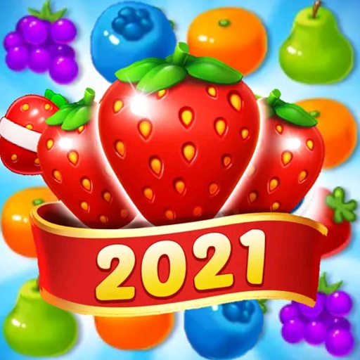Crazy Fruit Crush - Juicy Fruit Match 3 Game icon