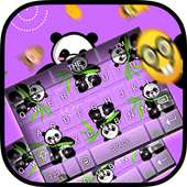 Cartoon Panda Keybaord Theme icon