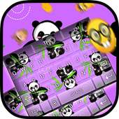 Cartoon Panda Keybaord Theme on 9Apps