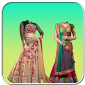 Lehenga Choli Photo Editor أيقونة
