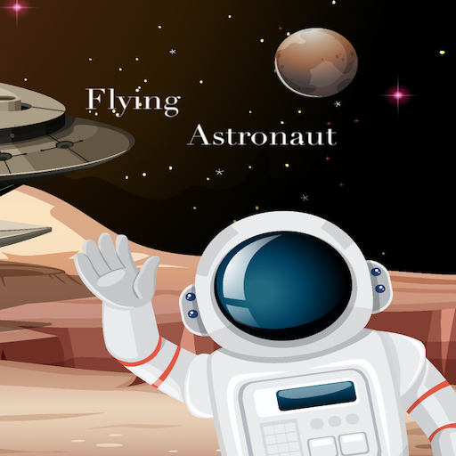 Flying Astronaut Game: 1  Kids simple fun game icon