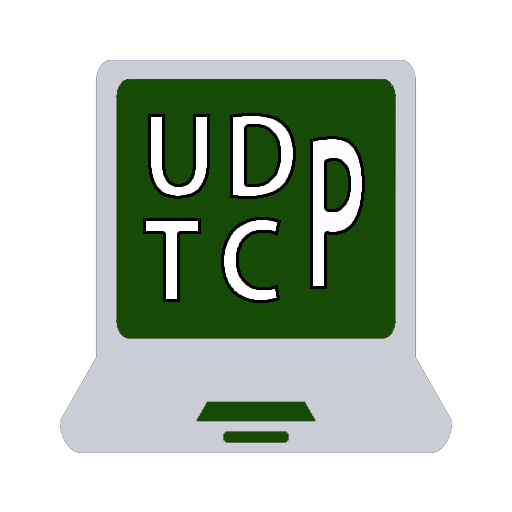 TCP UDP client-server icon