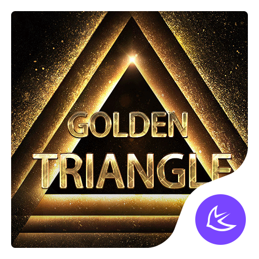 GoldenTriangle-APUS Launcher theme for Andriod иконка