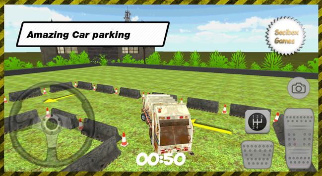 3D Garbage Truck Parking screenshot 12