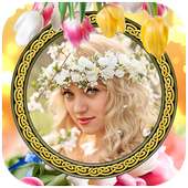 Tulip Photo Frames Decoration on 9Apps