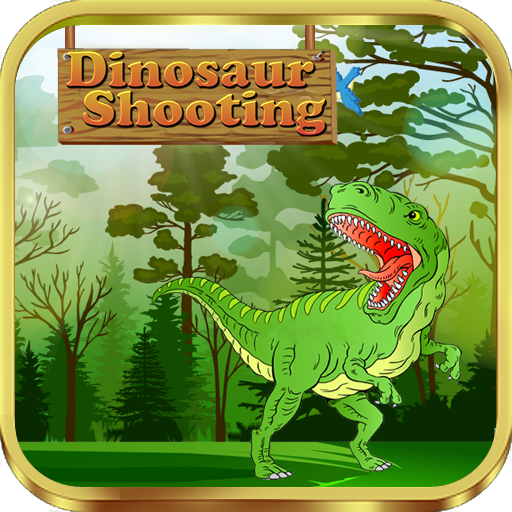 Dinosaur shooting icon
