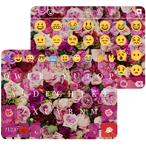 Rose Flower Emoji Keyboard icon