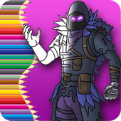 How To Draw And Coloring Battle Royale Skin icon