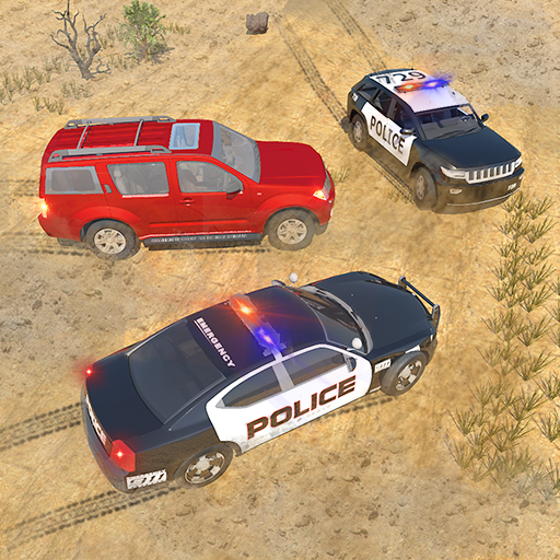 Offroad Jeep Prado Driving - Police Chase Games icon