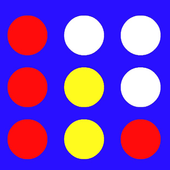 4 in a row simple icon