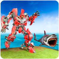 Robots & Shark Transformation Hunter War 3D