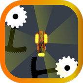 Space Ship Down : 3D Bump Galaxy Story Tap Game icon