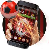 3D Milan Football Red theme