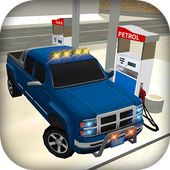 Car Driving Club Gas Station icon