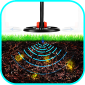 Detector Metal,Metal Detector,Gauss Meter,Gold icon