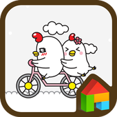 ggoggo love dodol theme icon