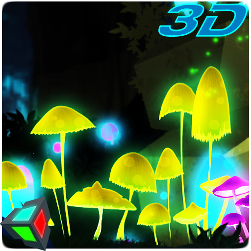 Mushroom Firefly Jungle LWP icon