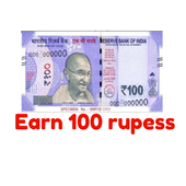 Earn 100 rupess icon