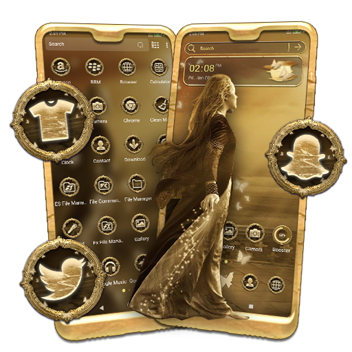 Gothic Angel Launcher Theme icon