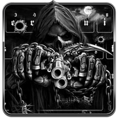 Skullcap Revolver Keyboard Theme أيقونة