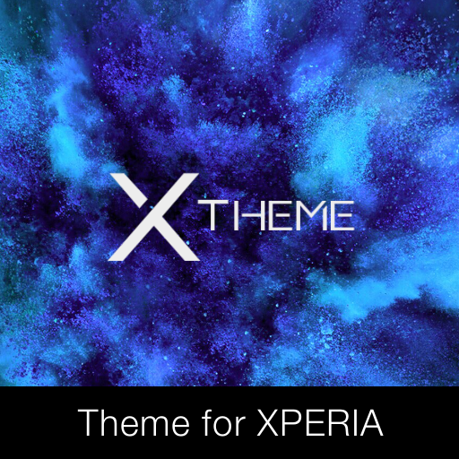 xBlack - Indigo Theme for Xperia icon