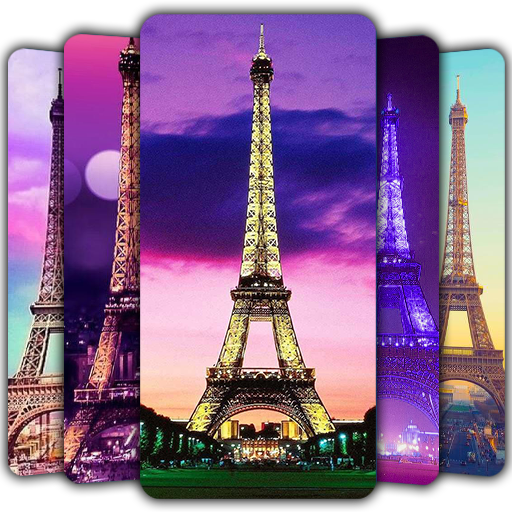 Girly Eiffel Tower Wallpaper icon