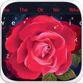 Red Rose Keyboard Theme on 9Apps