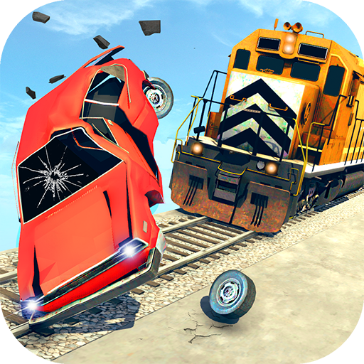 Train Vs Car Crash: Racing Games 2019 أيقونة