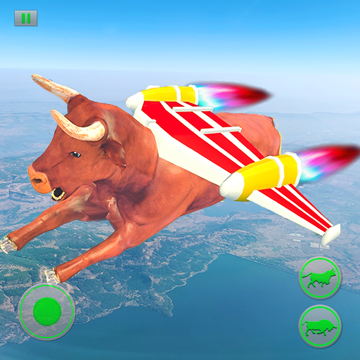 Flying Bull Rampage Attack and Shooting icon
