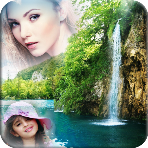 Waterfall Multi Photo Frame icon