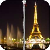 Paris Zipper Lock Screen on 9Apps