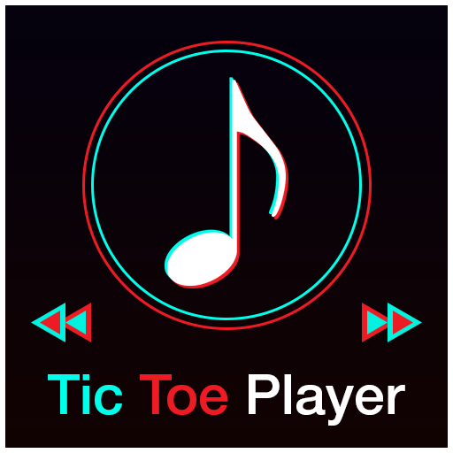 Tik~Toe Video Player : All Format Media Player أيقونة