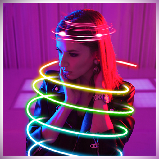 Neon Light Photo Editor icon