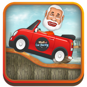 modi hill car racing icon