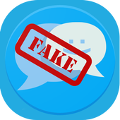 Fake chat conversation icon