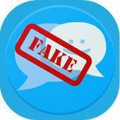 Fake chat conversation on 9Apps