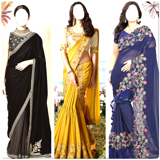 Women Designer Sarees photo suit icon